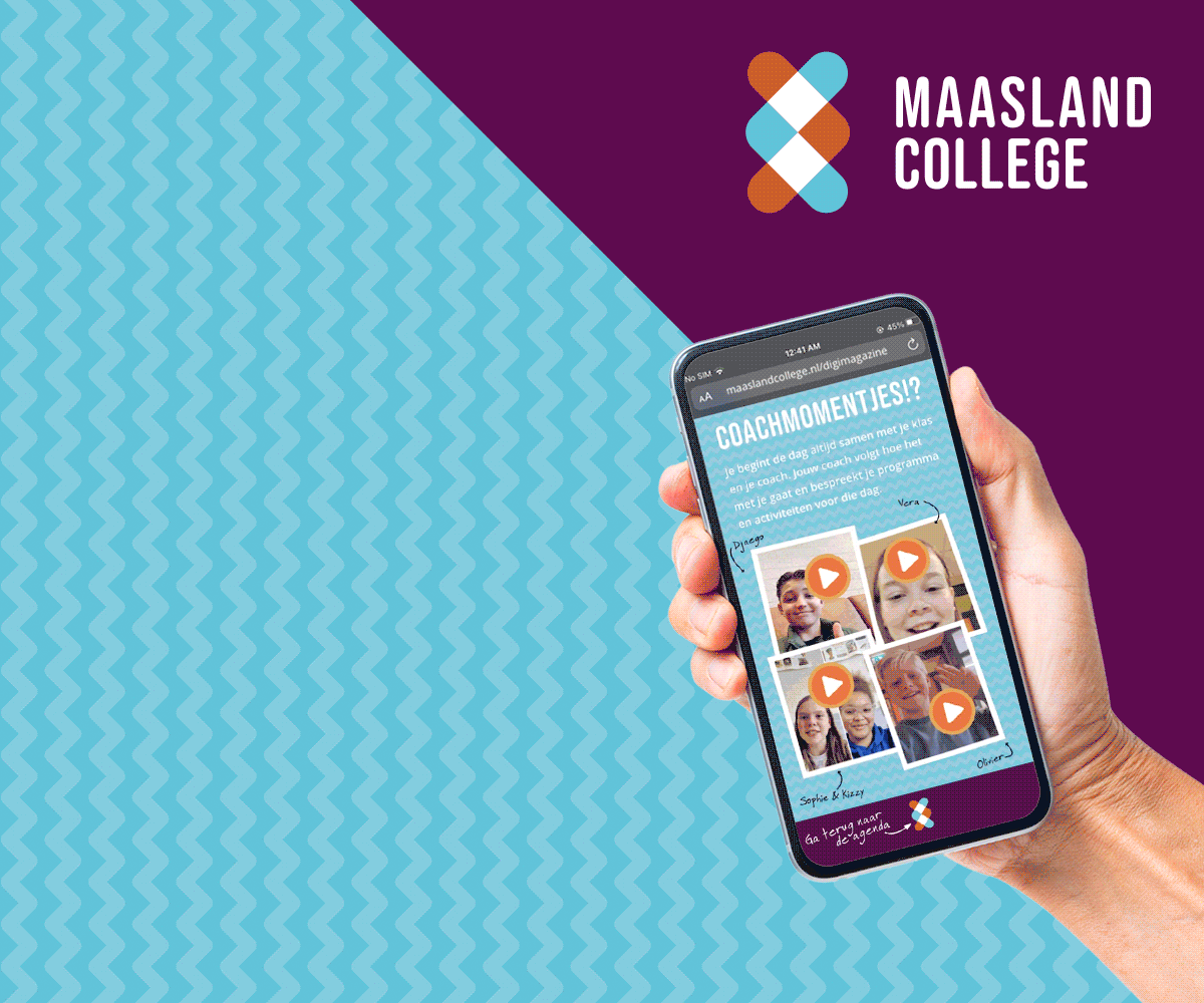 Banner Maasland College Digimagazine 2022 Site